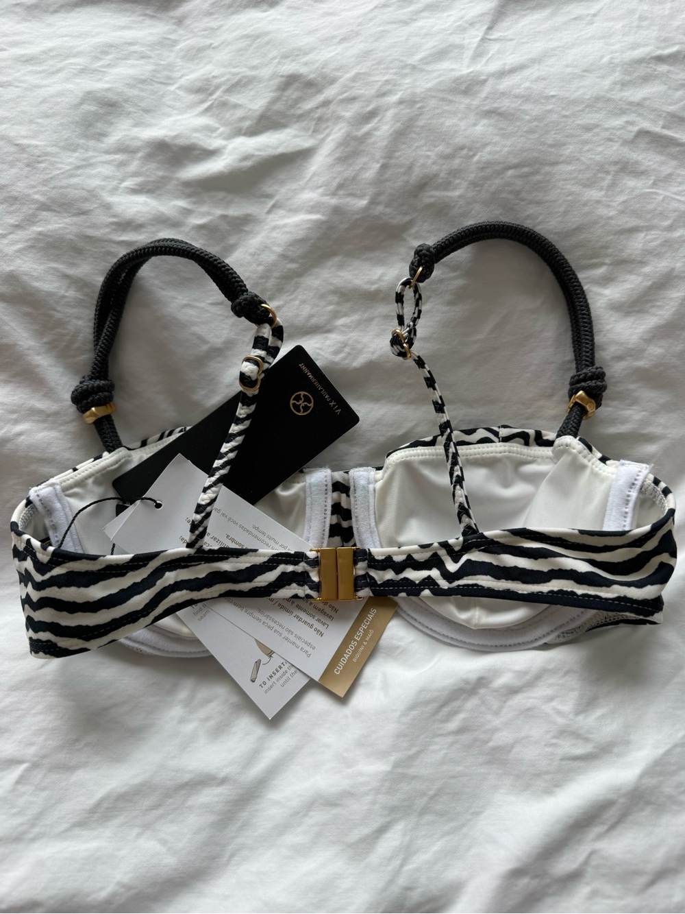 Vix Zebra Print Bikini Size Small - Picture 8 of 11